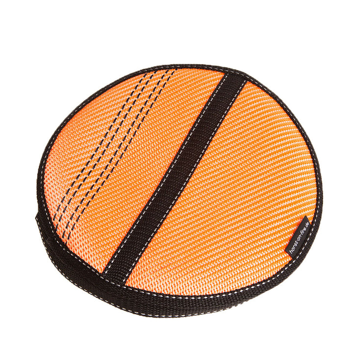 Hundefrisbee aus Feuerwehrschlauch orange
