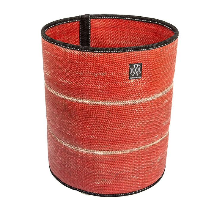 Großer Allzweck-Korb aus recyceltem Feuerwehrschlauch für nachhaltige Aufbewahrung