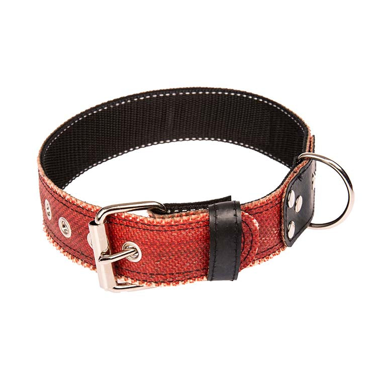 Hundehalsband in 4cm breite aus Feuerwehrschlauch