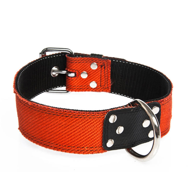 XXl Halsband für Hunde in Rot aus Feuerwehrschlauch