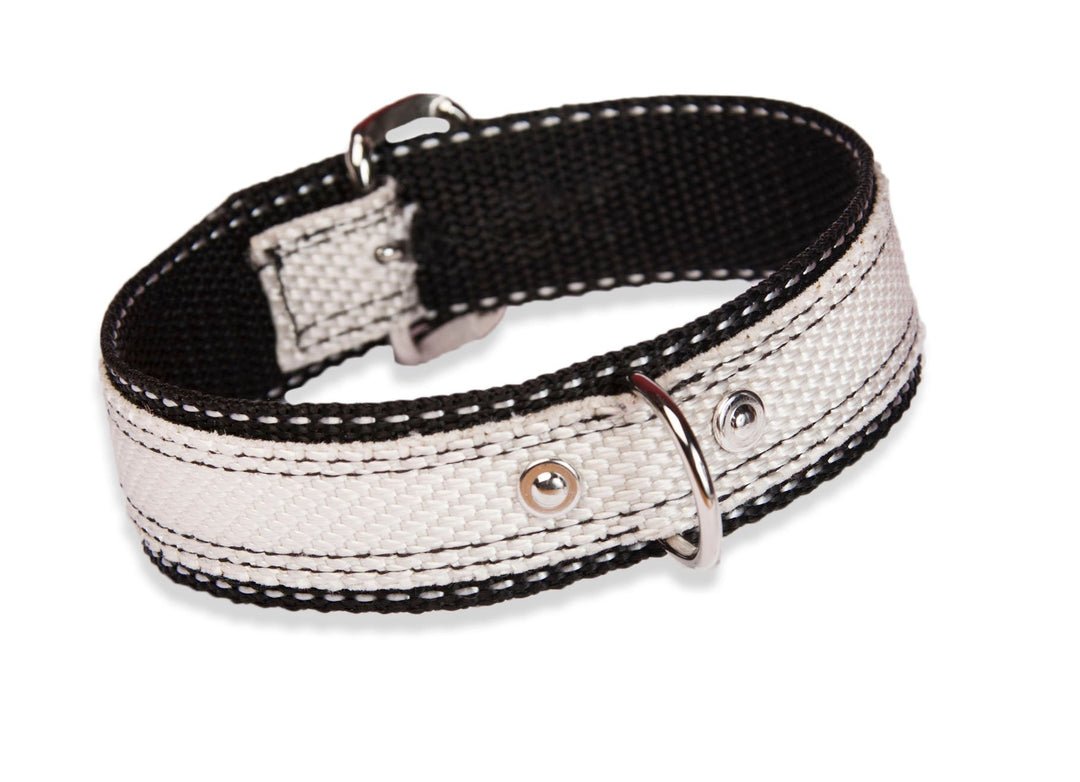 Feuerwehrschlauch Halsband für Hunde  in weiß
