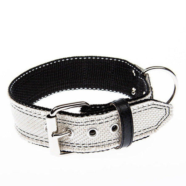 Halsband-aus-Feuerwehrschlauch-Emma-4-cm-elegant-weiss_1