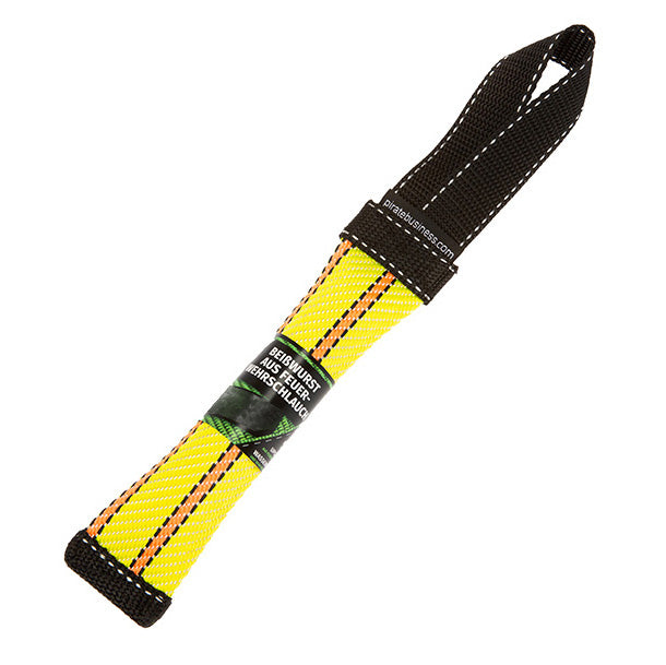 Nachhaltige Mini-Beißwurst aus robustem Feuerwehrschlauch – perfekt fürs Hundetraining