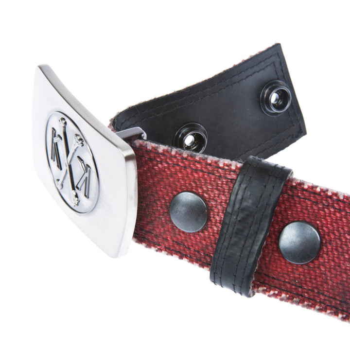 Feuerwehrschlauch-Designergürtel mit Wechsel-Schnalle im USA-Design