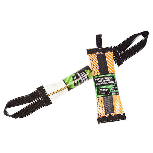 Das perfekte Geschenk für aktive Hunde – robustes Feuerwehrschlauch-Spielzeug.